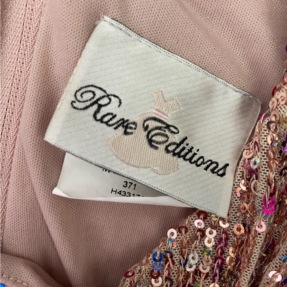 Rare Editions Pink Sequin Dress